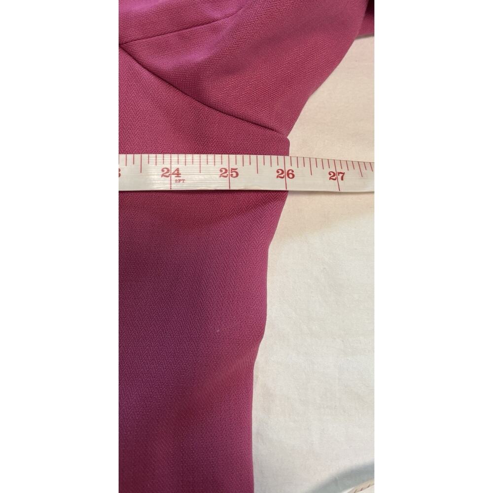 NWT J.Crew Willa Blazer in Garden Dahlia Pink Italian City Wool Jacket Size 22 - Picture 9 of 10